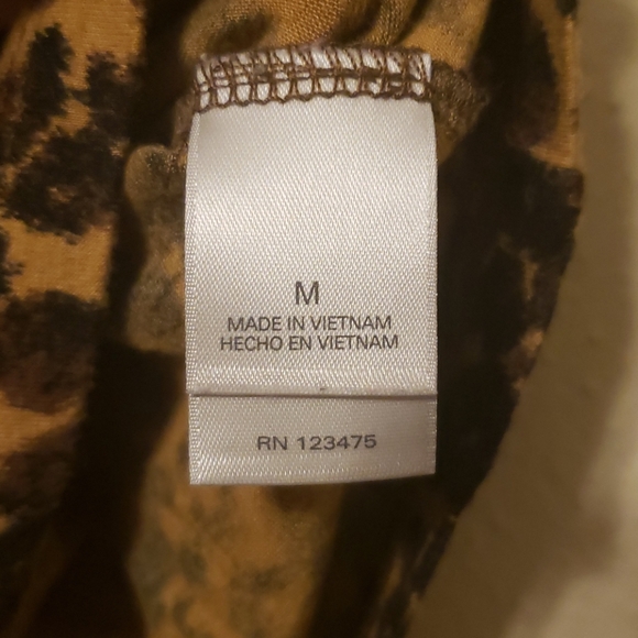 leopard stretch tee - Picture 3 of 4